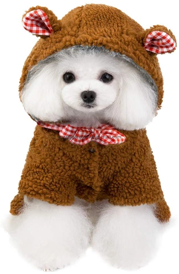 Sweater for Small Dogs, Pet Hoodie Coat Clothes Dog Pet Clothing Winter Autumn Fit for Puppy Dog Teddy Four Leg Costume Esg12445