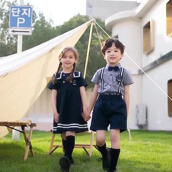 Venda quente por atacado de uniformes de escola primária com designs de suéteres de lã escolar